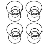 Ressorts D'extension pour Fauteuil Inclinable 4 Pièces en Acier Noir | Remplacement pour Canapé et Matelas, Usage Maison et Entretien, Force Solide, Lot de 4