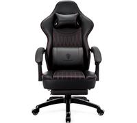 Ressorts massage lombaire similicuir noir