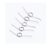 Ressorts métalliques Poubelle réglable à 3 bobines, 0.7mm, fil en acier inoxydable 304, ressort de Torsion à 135 degrés, 10 pièces/lot