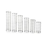 Ressorts Ressorts métalliques, 10 pièces, 0,5 mm de largeur, mini ressort de rappel en acier inoxydable, diamètre extérieur 3 mm, 4 mm, 5 mm, 6 mm à 12 mm, longueur 5 mm à 50 mm(45mm)