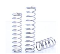 Ressorts Ressorts métalliques, 10 pièces, ressorts de rappel, diamètre du fil: 0,3mm, mini ressort de pression en acier inoxydable, diamètre extérieur: 3mm, longueur: 5 à 50mm(0.3 * 3 * 45)