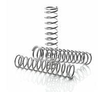Ressorts Ressorts métalliques, 10 pièces, ressorts de rappel en acier inoxydable, diamètre du fil: 1mm, mini ressort de compression, ressorts en acier de 10 à 50mm de long.(1 * 20 * 30)