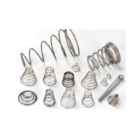 Ressorts Ressorts métalliques, 10 pièces, ressorts de tour coniques, ressort de rappel en acier inoxydable 304, ressort de compression à pression conique, diamètre du fil: 0,3/0,4/0,5/0,6/0,7/0,8mm(10