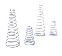 Ressorts Ressorts métalliques, 10 pièces, ressorts de tour, ressorts de rappel coniques en acier inoxydable 304, ressorts de pression coniques longs de 5 à 30 mm(10pcs 0.6 * 5-9 * 12mm)