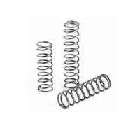 Ressorts Ressorts métalliques, 100 mini ressorts de rappel, ressort de rappel relâché, ressort de compression en acier, 10 mm/15 mm/20 mm/25 mm/30 mm, longueur libre(0.4mm*5mm*15mm)
