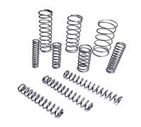 Ressorts Ressorts métalliques, 100 pièces, mini ressorts de rappel de 10 mm/15 mm/20 mm/25 mm/30 mm de long, en acier inoxydable, for projets DIY, stylos, imprimantes 3D, ressorts de compression de 4