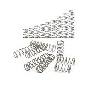 Ressorts Ressorts métalliques, 100 pièces, mini ressorts de rappel de compression for outils et réparations à domicile, ressort de rappel en acier inoxydable, longueur de 10 à 30 mm, diamètre extérieu