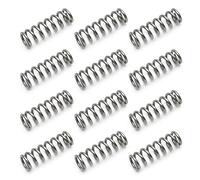 Ressorts Ressorts métalliques, 100 pièces, ressorts de rappel en acier inoxydable, diamètre extérieur 4-6 mm, mini ressorts for projets de bricolage et réparations à domicile, longueur 10-30 mm(0.4mm*