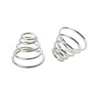 Ressorts Ressorts métalliques en acier inoxydable 304, ressorts de pression coniques, ressorts de rappel coniques, tour WD 0,4 mm 0,5 mm 0,7 mm, hauteur 7 mm-50 mm(10pcs 0.4 * 4-6 * 10mm)