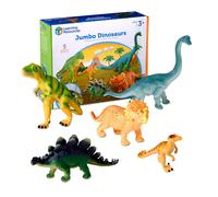 Ressources d'apprentissage Jumbo Dinosaures - Toddler Toys Outdoor Figurines Animal Montessori Fine Motor Skille