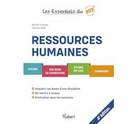 Ressources humaines: Cours - QCM - Exercices - Étude de cas - Corrigés