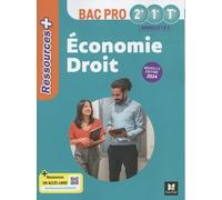 Ressources Plus - ÉCONOMIE-DROIT - 2de 1re Tle Bac Pro - Ed. 2024 - Livre élève