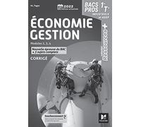 Ressources Plus - ECONOMIE-GESTION 1re Tle Bac Pro indus / ASSP - Ed. 2022 - Corrigé