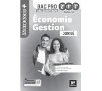 Ressources Plus - Economie-Gestion - 2de 1re Tle Bac Pro - Ed 2026 - Corrigé