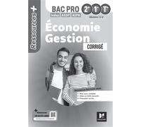 Ressources Plus - Economie-Gestion - 2de 1re Tle Bac Pro - Ed 2026 - Corrigé - Luc Fages - Foucher - broché - Scolaire / Universitaire