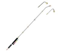 Ressure - Ensemble de rallonges de lance télescopique 10 en 1 avec connexion rapide de 0,6 cm, compatible 4000 psi, comprend une baguette incurvée pour lavage de voiture, climatiseur, nettoyage de