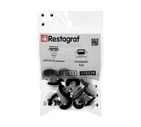 Restagraf - Agrafe de Fixation Carrosserie - Spécial Panneau - Compatible avec Hyundai, Kia - Réf. 130329 - Sachet de 12