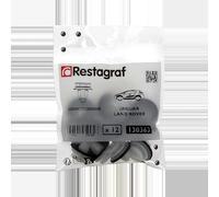 Restagraf - Agrafe de Fixation Carrosserie - Spécial Panneau - Compatible avec Jaguar, Land Rover - Réf. 130363 - Sachet de 12