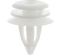 Restagraf - Agrafe de Fixation Carrosserie - Spécial Panneau pour Garniture de Porte - Compatible avec BMW, Dacia, Mini - Réf. 228088 - Blister de 5, Blanc