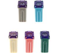 Restagraf - Assortiment de Fusible J-Case Micro - Protection Circuit Électrique de 15 à 40 A et 32 V - Pour l'Automobile et l'Industrie - Réf. 217146 - Blister de 5