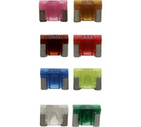 Restagraf - Assortiment de Fusible Plat Low Profil Mini - Protection Circuit Électrique de 4 à 30 A et 58 V - Pour l'Automobile et l'Industrie - Réf. 17160 - Sachet de 16