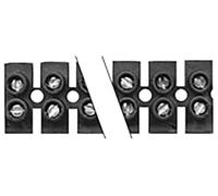 Restagraf - Barette de 12 Dominos Électriques de Connexion Rapide à Vis - Pour Fil Électrique de 1 à 2,5 mm² - Bornes de Raccordement Isolées - Sécurité et Fiable - Réf. 6750 - Sachet de 4