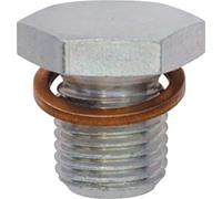 Restagraf - Bouchon de Vidange avec Joint - M12-1,25 x 14 mm - Compatible avec Alfa Romeo, Fiat, Jeep, Lancia, Opel/Vauxhall (Certains Moteurs) - Réf. 221479