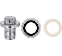 Restagraf - Bouchon de Vidange avec Joint - M14-1,5 x 16.5 mm - Compatible avec Ford, Jaguar, Mazda, Mitsubishi, Saab (Certains Moteurs) - Réf. 221467