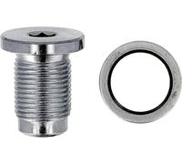 Restagraf - Bouchon de Vidange avec Joint - M18-1,5 x 27 mm - Compatible avec Alfa Romeo, Fiat, Lancia (Certains Moteurs) - Réf. 221480