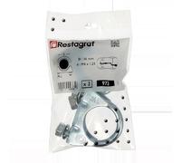 Restagraf - Bride d'Échappement en U - Collier de Serrage Métallique pour Tuyau d'Échappement Diamètre 36 mm - Fixation pour Ligne ou Silencieux - Compatible Auto, Utilitaire - Réf. 973