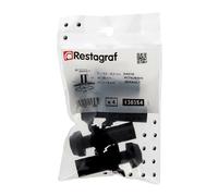 Restagraf - Butée de Capot - Amortisseur de Fermeture - Réduction des Vibrations - Compatible avec Alpine, Dacia, Mitsubishi, Renault (Certains Véhicules) - Réf. 130354 - Sachet de 4