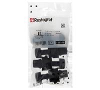 Restagraf - Butée de Hayon - Amortisseur de Fermeture - Réduction des Vibrations - Compatible avec Alpine, Dacia, Renault (Certains Véhicules) - Réf. 130350 - Sachet de 4