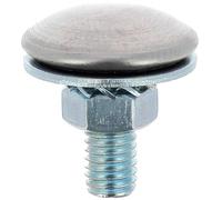 Restagraf - Cache à Visser pour Trou Fileté de Diamètre 5 à 10 mm - Bouchon de Finition - Acier Inoxydable Z11Cn18.8 - Protection pour Carrosserie, Habitacle - Réf. 228501 - Blister de 1