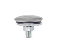 Restagraf - Cache à Visser pour Trou Fileté de Diamètre 5 à 16 mm - Bouchon de Finition - Acier Inoxydable Z11Cn18.8 - Protection pour Carrosserie, Habitacle - Réf. 998 - Sachet de 4