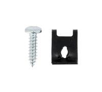 Restagraf - Clip-Écrou à Pincer avec Vis Tête Cylindrique Bombée pour Tôle Non Taraudée - Vis 4,2 x 16 mm - Fixation sans Perçage - Idéal Carrosserie et Éléments Mécaniques - Réf. 220347