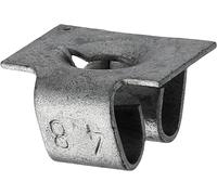 Restagraf - Clips-Écrou à Pressionner pour Carénage Sous Moteur - Acier C67S - Compatible avec Audi, Seat, Škoda, Volkswagen - Réf. 11169 - Sachet de 8, Gris