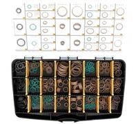 Restagraf - Coffret d'Assortiment de Joints de Climatisation - 260 Joints pour Circuit R134a - Étanchéité et Réparation Circuits AC Véhicule - Rangement Pratique - Réf. 51