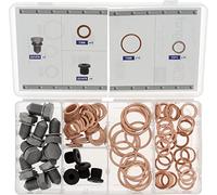 Restagraf - Coffret de Bouchons et Joints de Vidange Constructeur Compatible avec Audi-Seat-Skoda-Volkswagen - Assortiment Atelier - Idéal Interventions Courantes - Réf. 70145 - Coffret de 110 pcs