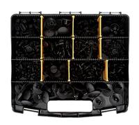 Restagraf - Coffret de Fixations pour Carénages Moteur - Spécialement Compatible avec Dacia-Renault - Assortiment Réparation et Interventions Courantes - Réf. 26 - Coffret de 280 pcs