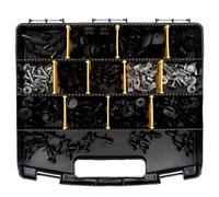 Restagraf - Coffret de Fixations pour Carénages Moteur - Spécialement Compatible avec Peugeot-Citroën - Assortiment Réparation et Interventions Courantes - Réf. 27 - Coffret de 235 pcs