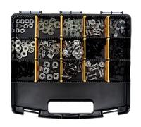 Restagraf - Coffret de Fixations pour Carénages Sous Moteur - Spécialement Compatible avec Peugeot-Citroën - Assortiment Réparation et Interventions Courantes - Réf. 57 - Coffret de 154 pcs