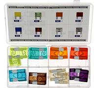 restagraf - Coffret de Fusibles Plats Maxi - Pour Circuits 20 à 100 A - 32 V - Maintenance Véhicules - Assortiment Pratique Ateliers de Réparation - Réf. 70203 - Coffret de 24