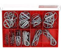 Restagraf - Coffret de Goupilles Clip et Bêta - Diamètre 1,2 à 10 mm - Rangement Atelier - Assortiment de Réparation Mécanique - Réf. 45 - Coffret de 123 pcs