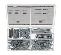 Restagraf - Coffret de Goupilles Fendues - Diamètre 1,5 à 4,5 mm - DIN 94 - Rangement Atelier - Assortiment de Réparation Mécanique - Réf. 70127 - Coffret de 392 pcs