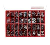 Restagraf - Coffret de Rondelles Diverses Diamètre 4 à 10 mm - Assortiment Compartimenté - Rangement Atelier - Réf. 25 - Coffret de 1974 pcs