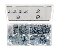 Restagraf - Coffret de Rondelles Plates Diamètre 4 à 12 mm - Série Z - Assortiment Compartimenté - Rangement Atelier - Réf. 70118 - Coffret de 640 pcs