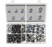 Restagraf - Coffret d'Écrous Hexagonaux - Assortiment pour Vis M5-0.80 à M12-1.75 - Rangement Atelier - Idéal Réparation Mécanique - Réf. 70116 - Coffret de 177 pcs