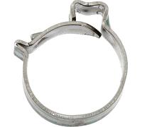 Restagraf - Collier Clip Métallique à Pincer - Collier de Serrage Rapide pour Tuyaux ou Durites - Inox X5Cr Ni18/10 - Diamètre 12 mm - Réf. 7573 - Sachet de 10