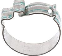 Restagraf - Collier Clip Métallique à Pincer - Collier de Serrage Rapide pour Tuyaux ou Durites - Inox X5Cr Ni18/10 - Diamètre 21 mm - Réf. 227582 - Blister de 2