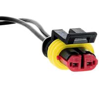 Restagraf - Connecteur Mâle Précâblé Étanche - 2 Voies - Série 1,5 - Raccords Électriques avec Fils Déjà Sertis de 1 mm² & 20 cm - pour Circuits 12/24 V - Réf. 225133